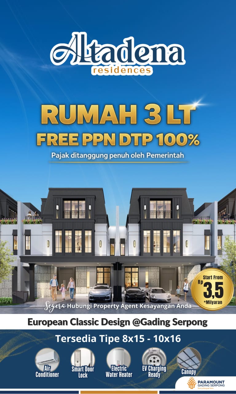 FREE PPN New Luxury Cluster Gading Serpong‼️