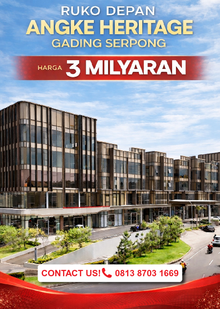 Ruko Depan Angke Heritage – Gading Serpong